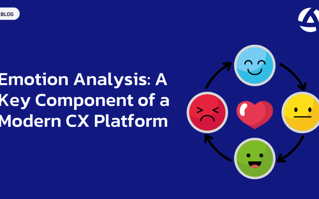 Emotion Analysis: A Key Component of a Modern CX Platform
