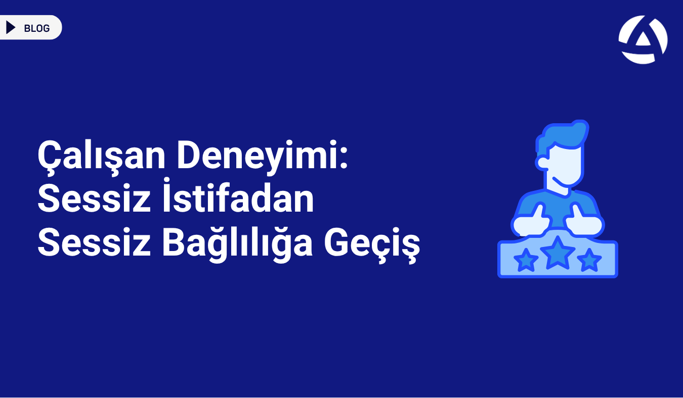 Çalışan Deneyimi Sessiz İstifadan Sessiz Bağlılığa Geçiş Illustrasyon